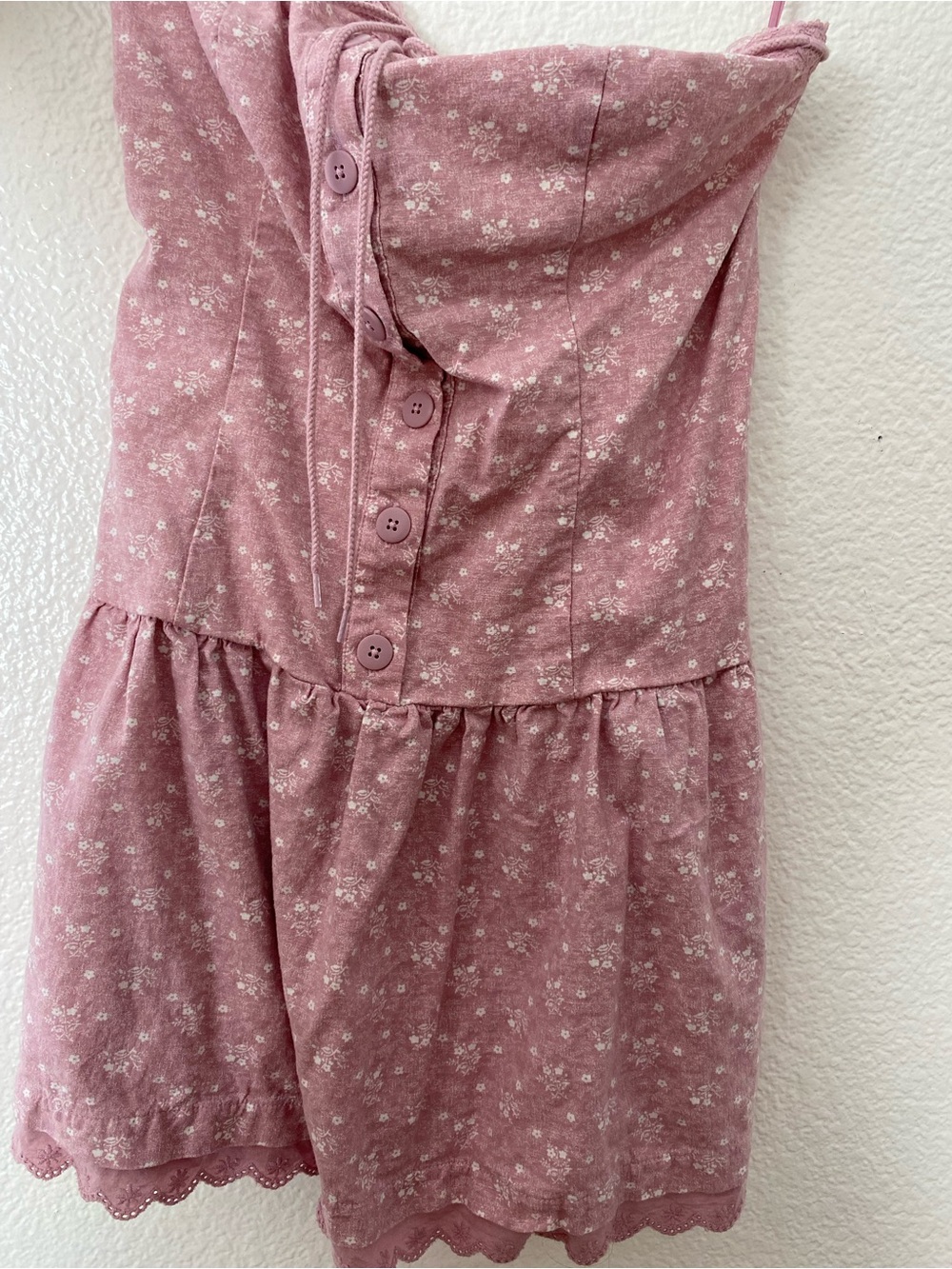 Kimchi Blue Dusty Pink Floral Mini Dress